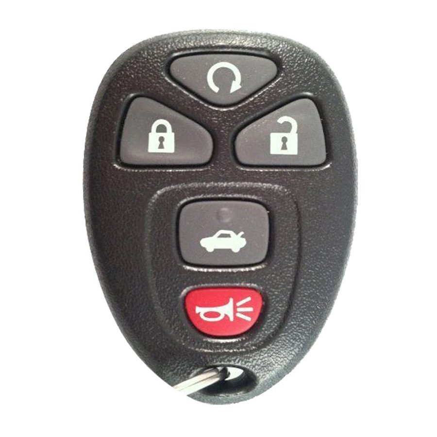 Pontiac G6 2005–2010 key fob