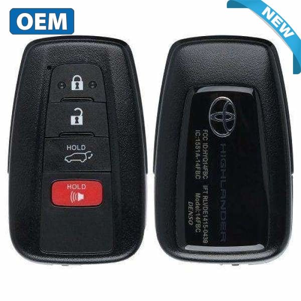 Toyota Highlander 2020–2025 key fob
